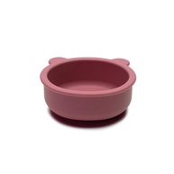 Bowl de Silicone Infanti Ursinho Piccolo Rosa - Seguro, Prático e Divertido para Refeições Infantil - imagem 1
