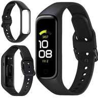 Pulseira Compativel Para Smartband Fit 2 R220 Galaxy Cor Preto de Silicone Resistente Selo de Qualidade Fecho da Pulseira Em Silicone Premium Alta Durabilidade - imagem 1