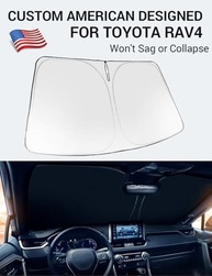 Protetor de Para-brisa Proadsy RAV4 2019-2023: Proteção Solar Personalizada e Dobrável - imagem 3
