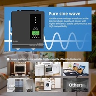Inversor Solar Híbrido 1000W MPPT 40A: Energia Pura e Inteligente para Sua Casa - imagem 4