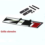 Emblema ZL1 para Camaro SS RS: Destaque Cromado Vermelho para Sua Grade - imagem 3