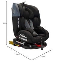 Cadeira para Auto Prime 0-36kg Black: Segurança e Conforto para Todas as Fases do Seu Filho - imagem 3