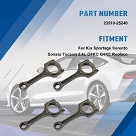 Kit 4 Bielas Premium para Hyundai Sonata, Tucson, Santa Fe 2.4L | Kia Rondo, Optima, Forte, Sportage, Sorento 2.4L - Peças de Reposição OE 23510-25200 - imagem 3