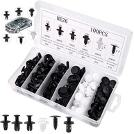 Kit 100 Presilhas Plásticas Universais para Carro: Fixação Segura e Organizada - imagem 2