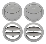 Kit 4 Difusores de Ar Cinza para Fiat Novo Uno e Nova Fiorino (2010-2021) - imagem 2