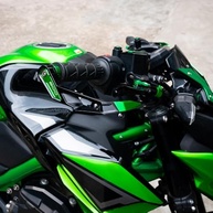 Protetores de Mão em Alumínio CNC para Ninja 500 / Z500 (2024-2025) - Segurança e Estilo Verde - imagem 4