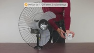 Ventilador Oscilante de Parede Premium 60cm Venti-Delta Bivolt | Silencioso e Econômico - imagem 3
