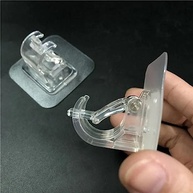 Gancho Auto Adesivo Transparente para Parede - Suporte Até 2kg | Ideal para Cortinas, Varões e Toalhas - imagem 3