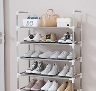Sapateira Vertical Luxo em Aço Inox – 9 Prateleiras para 27 Pares de Sapatos - imagem 4