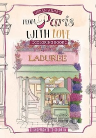 Livro de Colorir "From Paris with Love" por Urban Anna: Sua Jornada Criativa em Paris - imagem 2