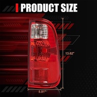 Lanterna Traseira RANSOTO para Ford F250/F350 Super Duty 2008-2016 - Lado Motorista e Passageiro - imagem 3
