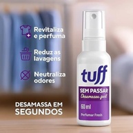Kit 3x Tuff Sem Passar 60ml - Spray Desamassador Revitalizante Perfumado - imagem 3