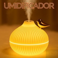 Difusor de Aromas Ultrassônico 300ml com Luz LED e Design Decorativo Pássaro - imagem 4