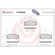 Pastilhas de Freio Brembo P10003N: Desempenho Superior e Conforto para Seu Veículo - imagem 4