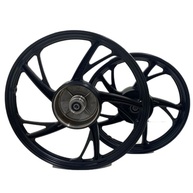 Roda de Liga Leve 5 Palitos para Biz 110/125 (Freio a Tambor) - Estilo Pé de Galinha - imagem 2