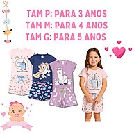Pijama Infantil Menina Verão: Conforto e Estilo em 4 Peças - imagem 1