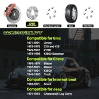 Espaçadores de Roda Customadeonly 2 Peças 1" 6x5.5 a 6x139.7 - Melhore o Desempenho e Estilo do Seu Veículo - imagem 4