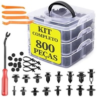 Kit 800 Peças Clipes e Rebites para Carro: Fixação Universal + Ferramentas - imagem 2