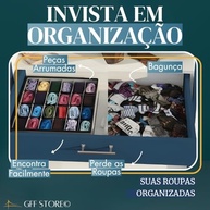 Organizador de Peças Íntimas com 24 Divisórias - Meias, Cuecas, Calcinhas e Biquínis | Compacto e Prático para Gavetas e Armários - imagem 4