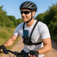 Suporte Peitoral TechTrends 360°: Capture Ações Incríveis com Celular e GoPro - imagem 3