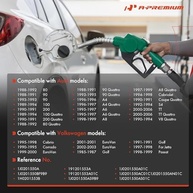 Tampa Tanque Combustível A-Premium para VW Jetta, Golf, Passat e Audi A4, A6, A8, TT - Vedação Perfeita - imagem 3