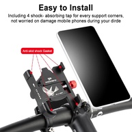Suporte Celular Moto/Bicicleta 360° Newboler: Ajuste Perfeito! - imagem 2