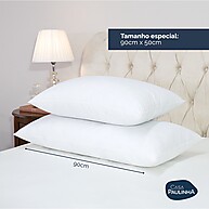 Travesseiro Firme Toque de Pluma: Sono Perfeito! - imagem 2