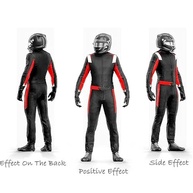 Fato de Corrida Kart Jueshanzj: Conforto e Performance em Pista - Preto (Tamanho M) - imagem 3