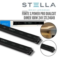 Fonte Driver LED Slim Stella Dualcut 100W 24V Bivolt Dimerizável - Alta Performance e Design Ultrafino - imagem 3