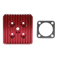Cabeça de Cilindro HGC Vermelha CNC para Bicicleta Motorizada 66cc/80cc - Performance e Estilo! - imagem 2