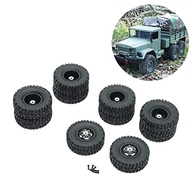 Pacote com 4 Pneus de Borracha Premium para Carros RC B16 B36 1/16 - Durabilidade e Performance - imagem 4