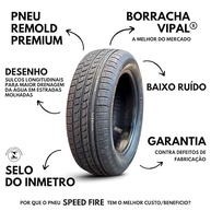 Kit 2 Pneus Remold 185/60R15 Vipal Speedfire - Segurança e Performance Certificada pelo Inmetro - imagem 4