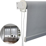 Atlas Persiana Rolo Tela Solar 3% Cinza 120x160cm - Controle de Luz e Privacidade - imagem 2