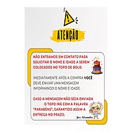 Topper de Bolo Wandinha: Nome e Idade Personalizados 🖤 - imagem 1