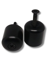 Par de Pesos de Guidão Cromado para Biz 100-125 e CG 160 Cargo: Estabilidade e Estilo - imagem 1