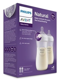 Kit Duplo Mamadeira Pétala 3.0 330ml 3m+ - Philips Avent SCY906/02 - imagem 3