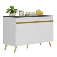 Balcão de Cozinha com Pia 120 cm - 2 Portas Modernas Veneza Multimóveis - imagem 1
