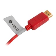 Cabo DisplayPort 1.5m Vermelho Pichau PG-DPC-RD01 - Imagem 4K 120Hz e Full HD 240Hz - imagem 3