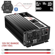 Inversor Onda Senoidal Pura Xijia 1500W (3000W Pico) DC 12V para AC 120V 60Hz com Tela LCD - Energia Solar e Uso Veicular - imagem 4