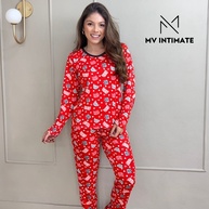 Pijama Suede Feminino: Conforto Quentinho! - imagem 1