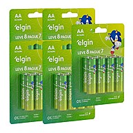 Pilhas AA Elgin: 40 Unidades para Energia Duradoura! - imagem 1