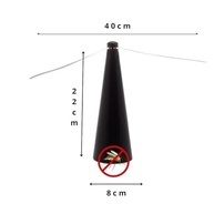 Ventilador Repelente Portátil USB + Pilhas | Espanta Moscas e Insetos sem Ruído - imagem 3
