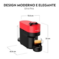 Cafeteira Espresso Nespresso Vertuo Pop Vermelho Pimenta110V - imagem 3