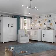 Quarto Completo com Poltrona de Amamentação Pimpolho Multimóveis – Design Moderno e Funcionalidade - imagem 3
