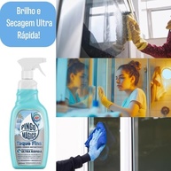 Kit Pingo Mágico Gold Flotador Extra Forte + Limpa Vidros Toque Final - Limpeza Profunda e Brilho Instantâneo - imagem 3