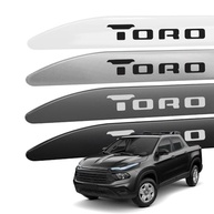 Friso Lateral Porta Fiat Toro 2016-2025 Facão Pintado Cor Original - imagem 2