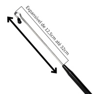 Antena Corta Pipa Moto Retrátil 2 Estágios - Segurança Essencial Anti Cerol - imagem 5