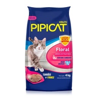 Pipicat Floral: Areia Gato Perfumada 4kg - imagem 1