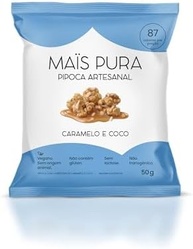 Mais Pura Pipoca Sabor Caramelo & Coco 50G - imagem 1