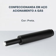 Pistão a Gás Universal para Cadeira Gamer e Escritório - Classe 3, 150kg, Reforçado, Preto - imagem 3